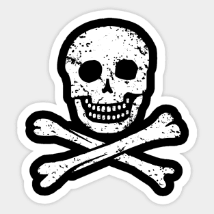 Skull & Crossbones - Pirate Symbol Sticker